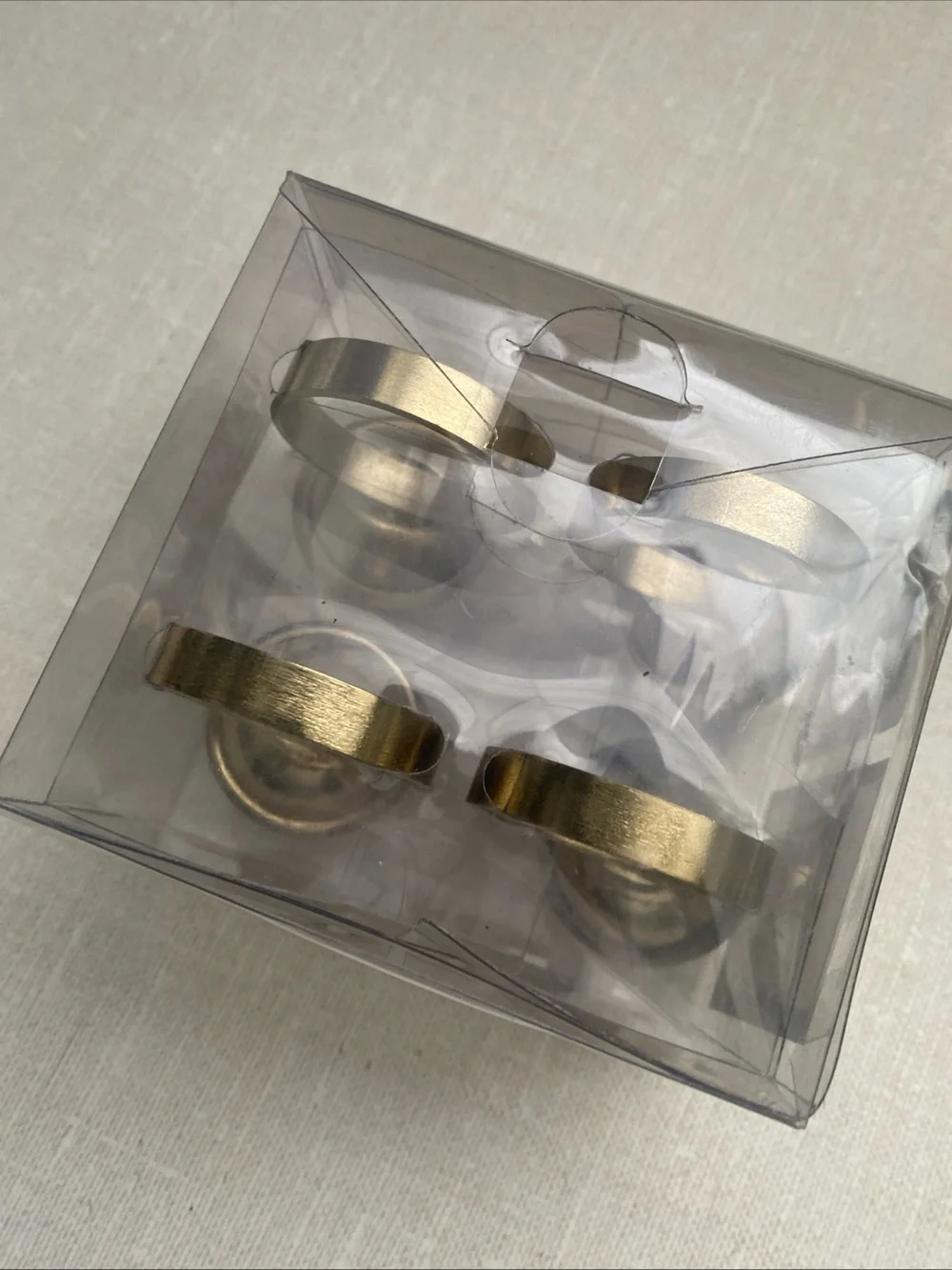 Threshold Bell Napkin Rings Set Of 4 Christmas New